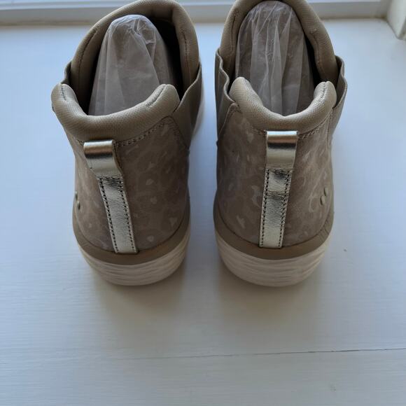 Ryka Water Repellent Wedgie Ankle Boots Niah Animal Tan Womens 7 M - Picture 8 of 12